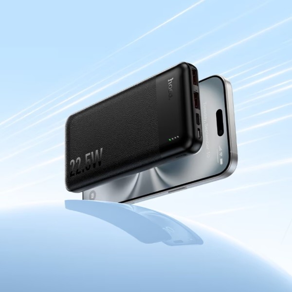 Фото - Батарея мобільна HOCO J159 Essence 22.5W + PD20W 10000 mAh Black (715940)
