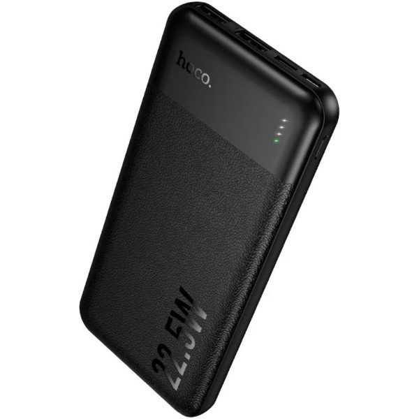 Фото - Батарея мобільна HOCO J159 Essence 22.5W + PD20W 10000 mAh Black (715940)
