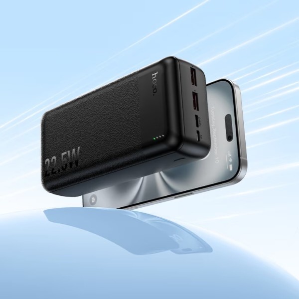 Фото - Батарея мобільна HOCO J159B Essence 22.5W + PD20W 30000 mAh Black (715941)