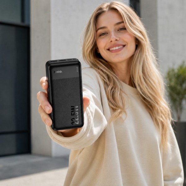 Фото - Батарея мобільна HOCO J159B Essence 22.5W + PD20W 30000 mAh Black (715941)