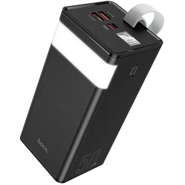 Фото - Батарея мобильная HOCO J86A 50000mAh Black (6931474759238)