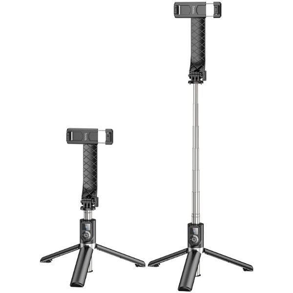 Фото - Монопод для селфи HOCO K20 Prior live broadcast holder Black (6942007604116)