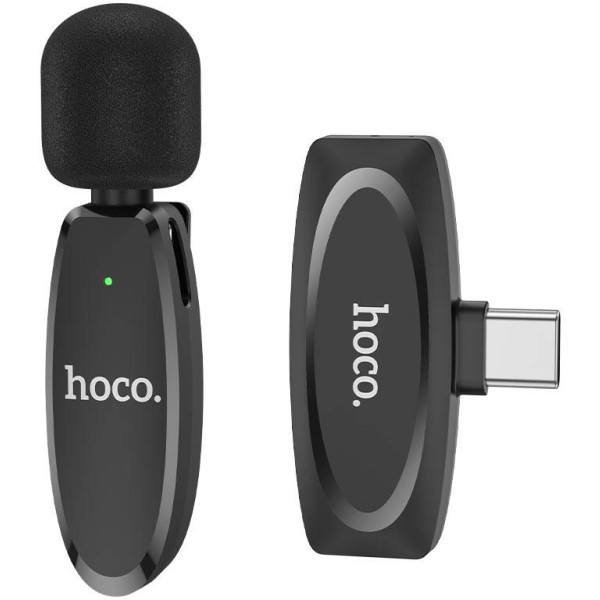 Фото - Микрофон для смартфона HOCO L15 Type-C Black (6931474789037) Фото - Микрофон для смартфона HOCO L15 Type-C Black (6931474789037)