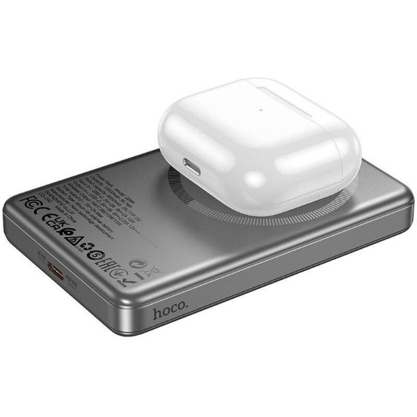 Фото - Батарея мобільна HOCO Q26A Joy PD20W Magnetic 10000 mAh Gray (715647)