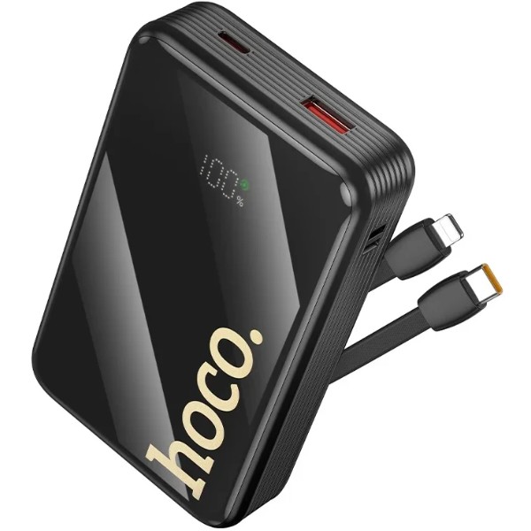 Фото - Батарея мобильная HOCO Q37A Graceful 22.5W+PD20W 20000mAh Black (6942007644921)