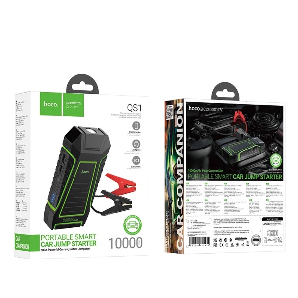 Фото - Пускозарядное устройство HOCO QS1 10000mAh (6942007611435)