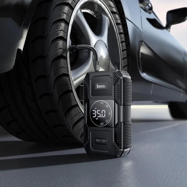 Фото - Пускозарядний пристрій HOCO QS6 8000mAh Black (6942007673013)