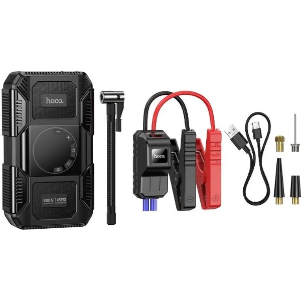 Фото - Пускозарядний пристрій HOCO QS6 8000mAh Black (6942007673013)