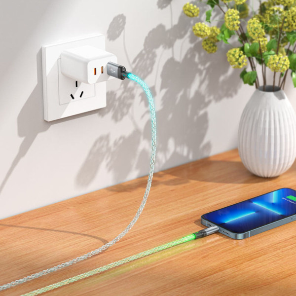 Фото - Кабель синхронізації даних HOCO U112 for iP Gray (6931474788801)