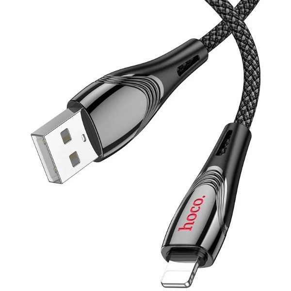 Фото - Кабель HOCO U133 iP Black (6942007618274)