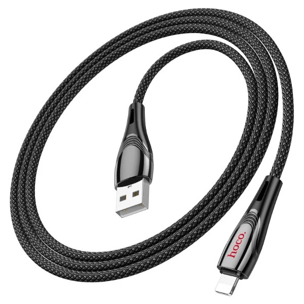 Фото - Кабель HOCO U133 iP Black (6942007618274)