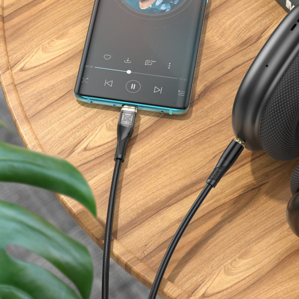 Фото - Кабель синхронізації даних HOCO UPA25 Type-C Black (6931474791177)