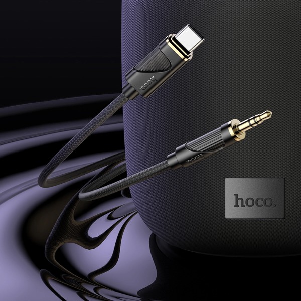 Фото - Кабель HOCO UPA30 Type-C to 3.5mm 1m, Black (6942007625524)