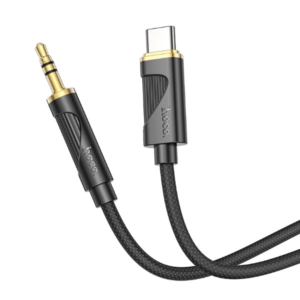 Фото - Кабель HOCO UPA30 Type-C to 3.5mm 1m, Black (6942007625524)