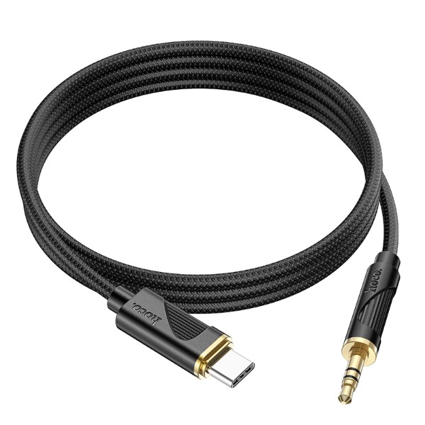 Фото - Кабель HOCO UPA30 Type-C to 3.5mm 1m, Black (6942007625524)