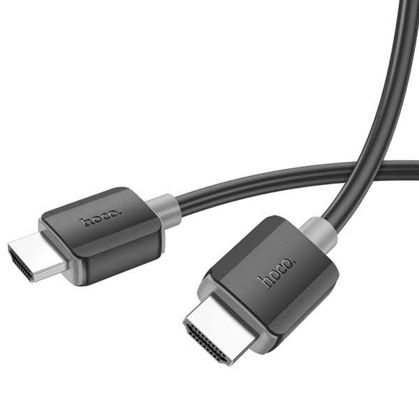 Фото - Кабель HDMI HOCO US08 HDTV 2.0 male-to-male 4K HD data cable 2M Black (6931474799395)