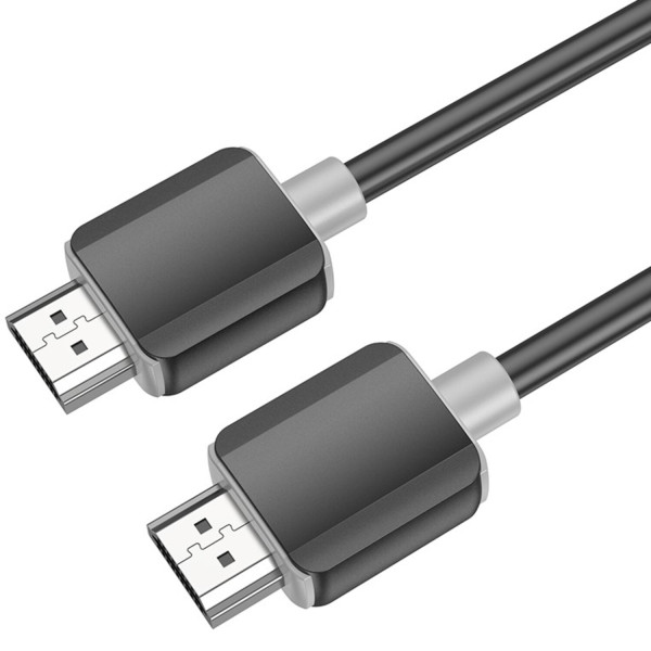 Фото - Кабель HDMI HOCO US08 HDTV 2.0 male-to-male 4K HD data cable 2M Black (6931474799395)