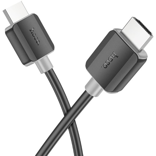 Фото - Кабель HDMI HOCO US08 HDTV 2.0 male-to-male 4K HD data cable(L=1M) Black (6931474799388)