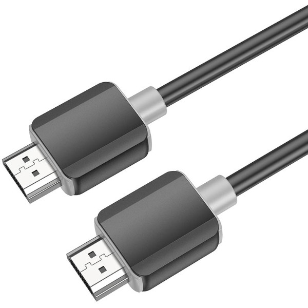 Фото - Кабель HDMI HOCO US08 HDTV 2.0 male-to-male 4K HD data cable(L=1M) Black (6931474799388)