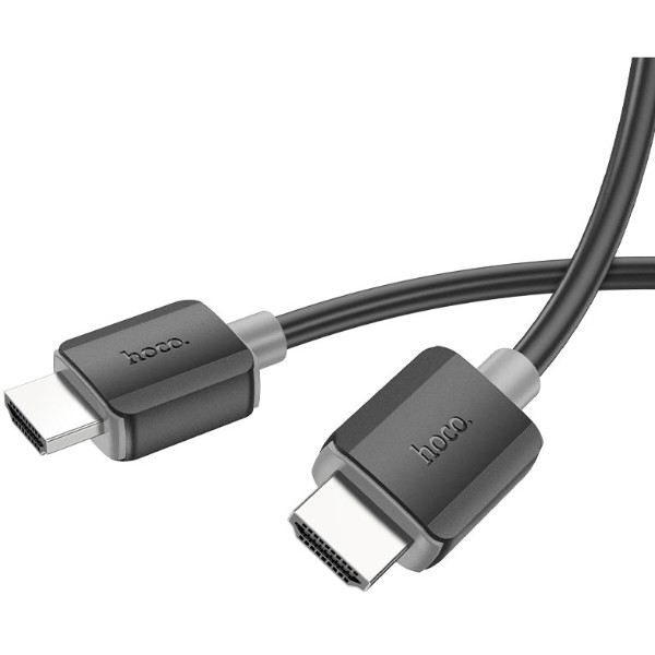 Фото - Кабель HDMI HOCO US08 HDTV 2.0 male-to-male 4K HD data cable(L=1M) Black (6931474799388)