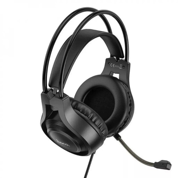 Фото - Гарнітура дротова ігрова HOCO W106 Tiger gaming headset Black (6931474789297)