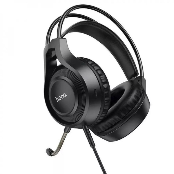 Фото - Гарнітура дротова ігрова HOCO W106 Tiger gaming headset Black (6931474789297)
