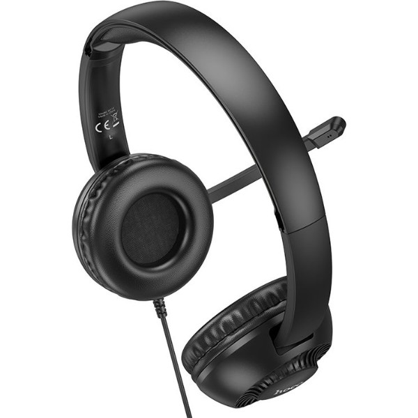 Фото - Гарнітура дротова ігрова HOCO W112 Pure headphones Black (6942007645041)