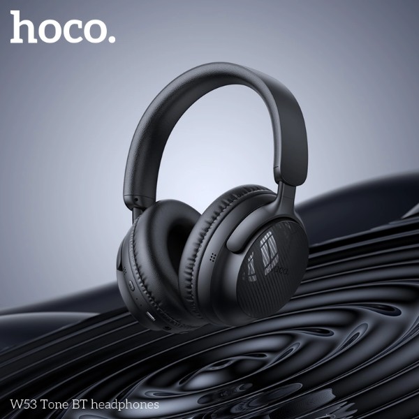 Фото - Наушники накладные беспроводные HOCO W53 Tone BT headphones Classic Black (6942007646574)