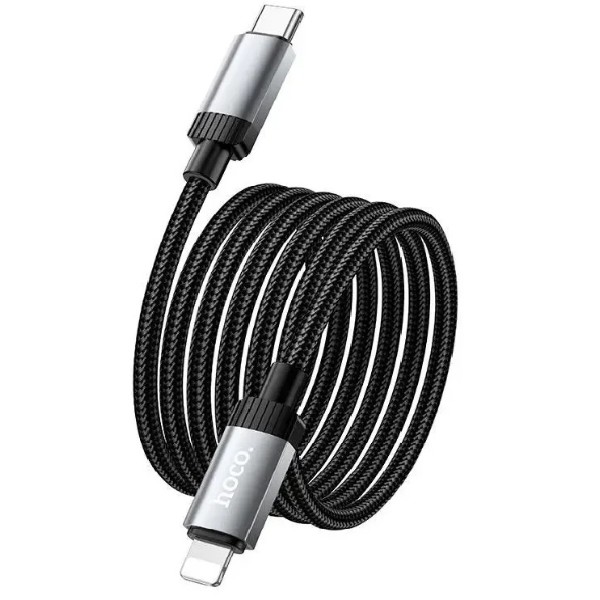 Фото - Кабель HOCO X117 Star PD27W charging data cable iP Black (6942007652520)