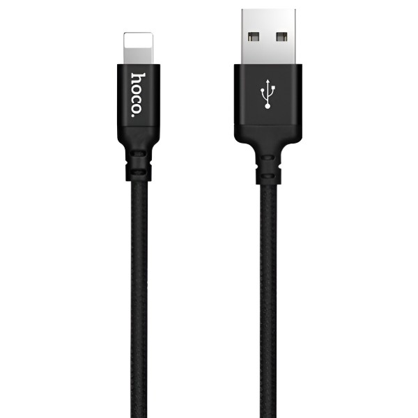 Фото - Кабель HOCO X14 USB to iP 2A, 1m Black (6957531062820)