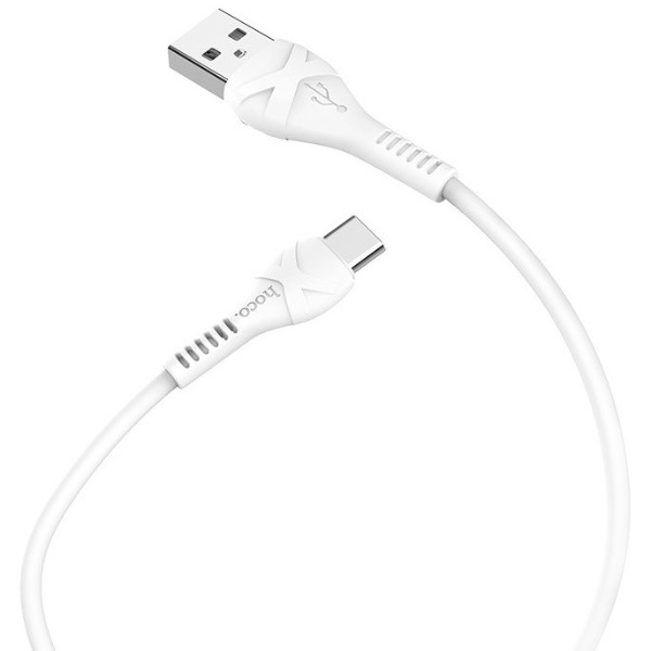 Фото - Кабель HOCO X37 USB to Type-C 3A, 1m White (6931474710512)