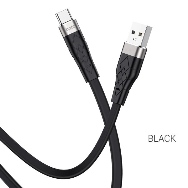 Фото - Кабель HOCO X53 USB to Type-C 3A, 1m Black (6931474738097)