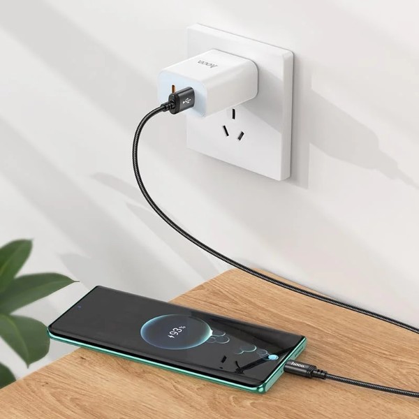 Фото - Кабель HOCO X89 Wind USB - USB Type-C (M/M), 1 м, Black (6931474784360)