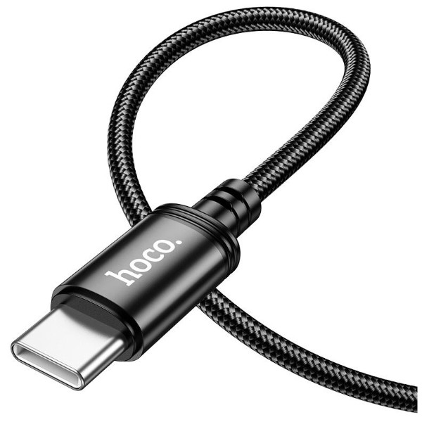 Фото - Кабель HOCO X91 Radiance charging data cable for Type-C 3M Black (6931474788726)