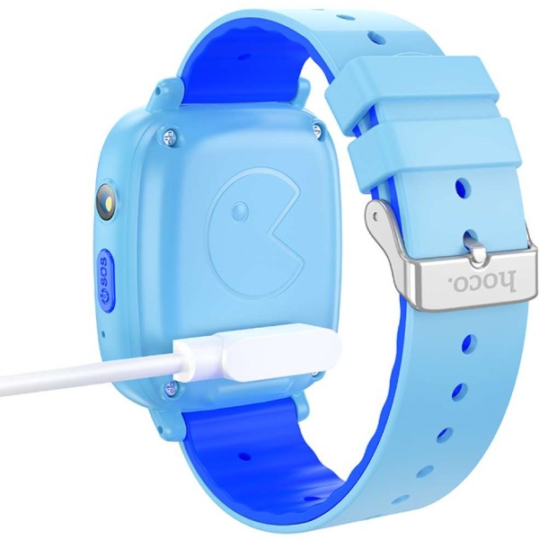 Фото - Детские часы HOCO Y100 36mm. SIM 2G. 400 mAh. IP65 Blue (6942007625630)