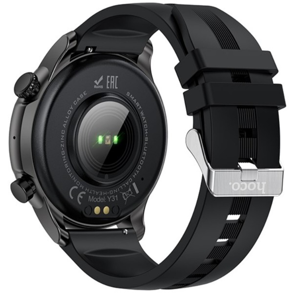Фото - Смарт-часы HOCO Y31 37mm 250 mAh Black (6942007654098)