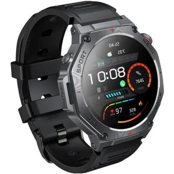 Фото - Смарт-часы HOCO Y37 AMOLED 36mm 520 mAh GPS lack (6942007666046)