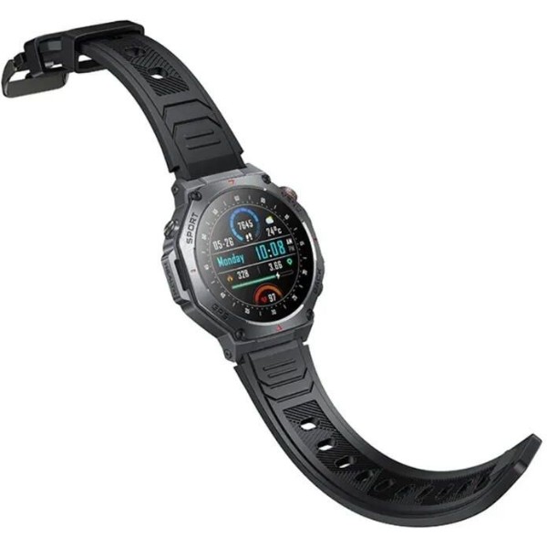 Фото - Смарт-часы HOCO Y37 AMOLED 36mm 520 mAh GPS lack (6942007666046)