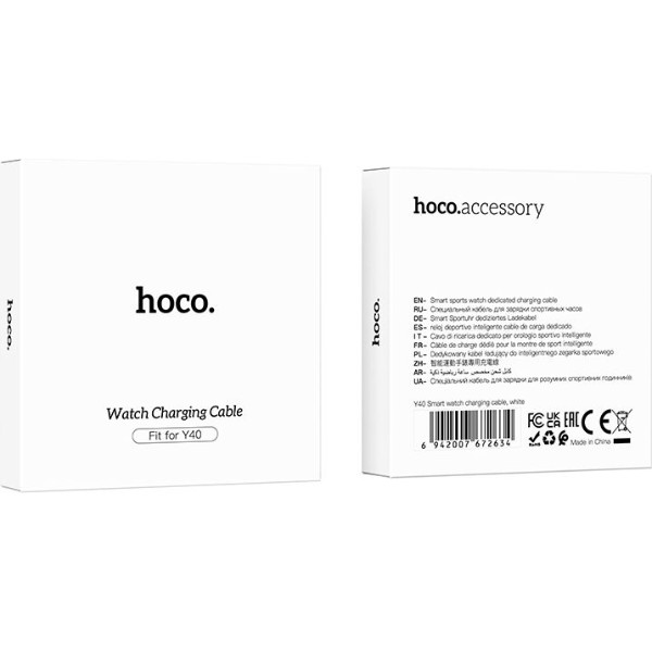 Фото - Кабель для зарядки HOCO Y40 White (6942007672634)