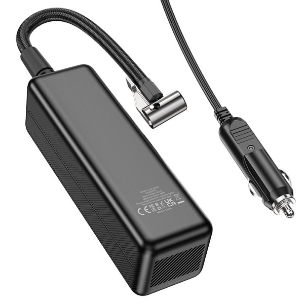 Фото - Автокомпресор HOCO ZP5 May smart air pump Black (6931474795526)