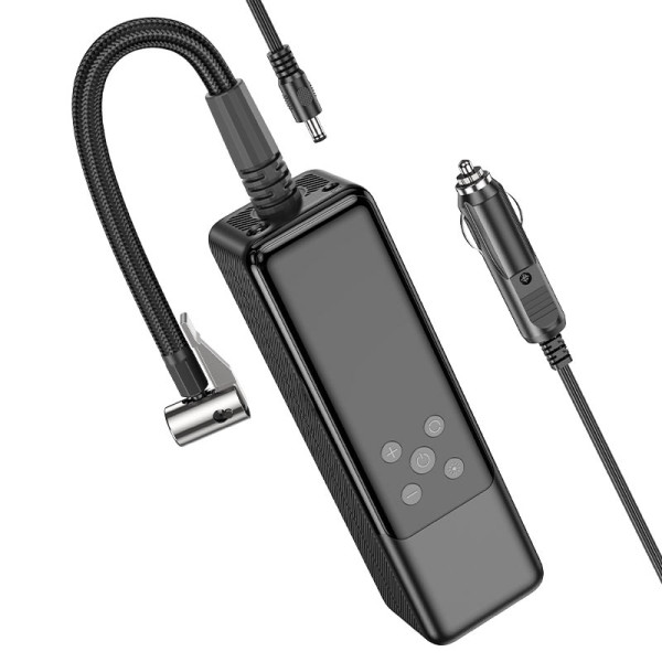 Фото - Автокомпресор HOCO ZP5 May smart air pump Black (6931474795526)