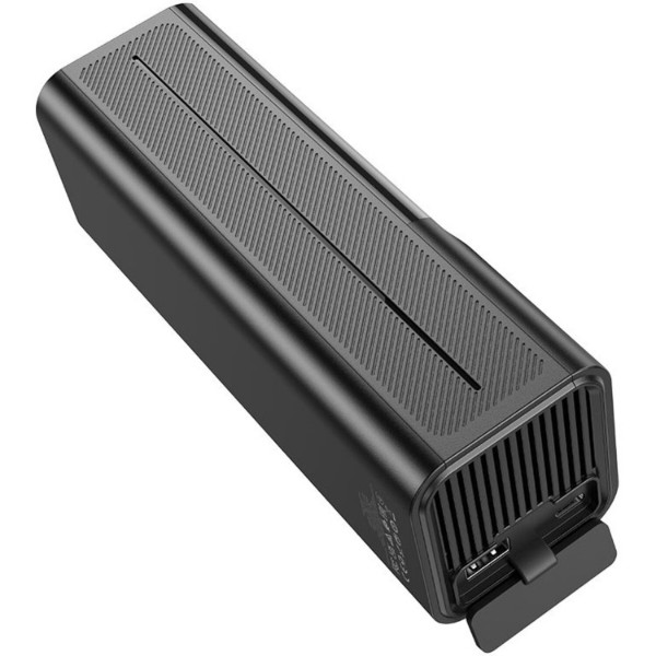 Фото - Автокомпрессор HOCO ZP7 Maddy portable smart air pump(5000mAh) Black (6942007614511)