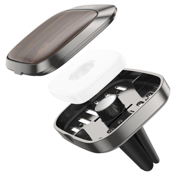 Фото - Ароматизатор для авто HOCO ZP8 Metal Gray (6942007626415)