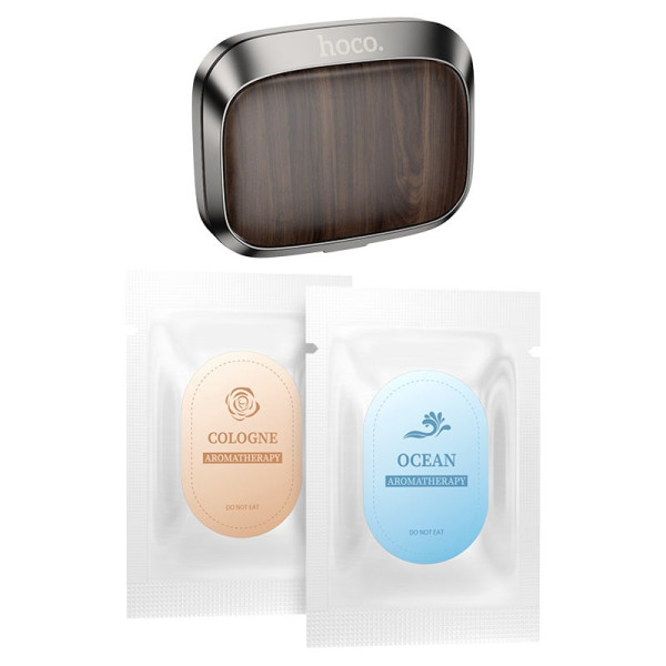 Фото - Ароматизатор для авто HOCO ZP8 Metal Gray (6942007626415)