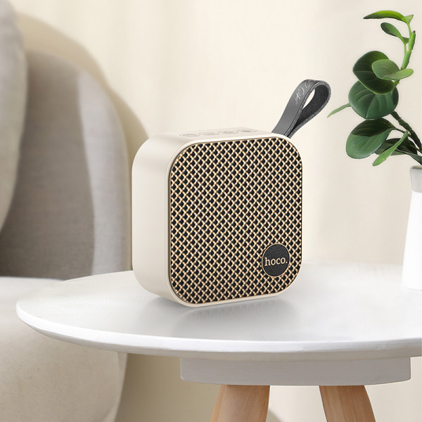Фото - Портативная акустика HOCO HC22 Auspicious sports BT speaker Paint White (6931474798893)