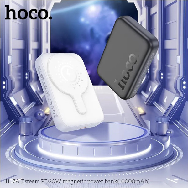 Фото - Батарея мобільна HOCO J117A Esteem PD20W 10000mAh Black (6942007605823)