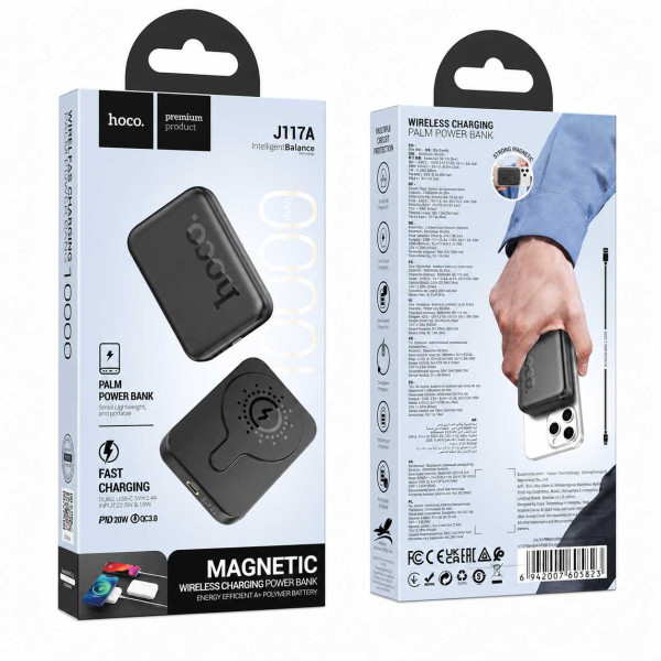 Фото - Батарея мобільна HOCO J117A Esteem PD20W 10000mAh Black (6942007605823)