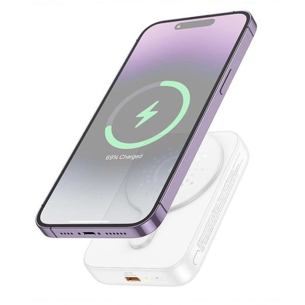 Фото - Батарея мобільна HOCO J117A Esteem PD20W 10000mAh White (6942007605830)