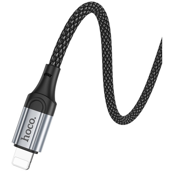 Фото - Кабель HOCO X102 Fresh charging data cable iP Black (6942007608756)