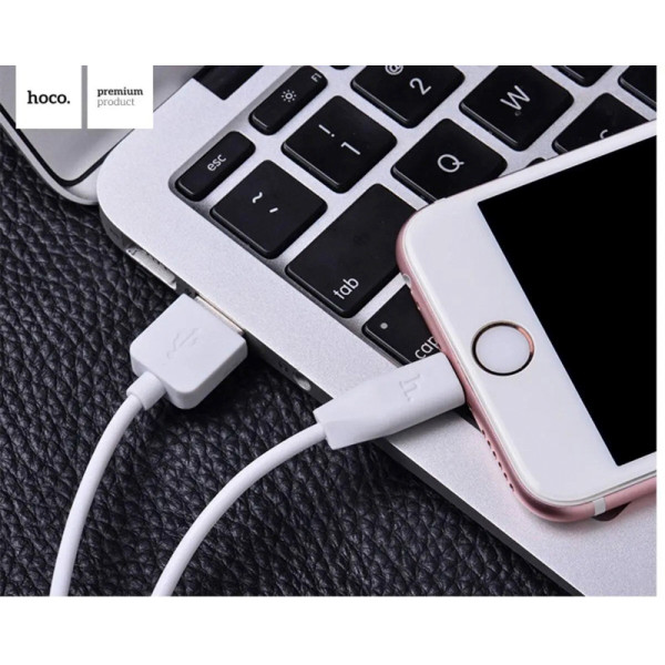 Фото - Кабель HOCO X1 USB to iP 2.4A, 2m White (6957531032014)